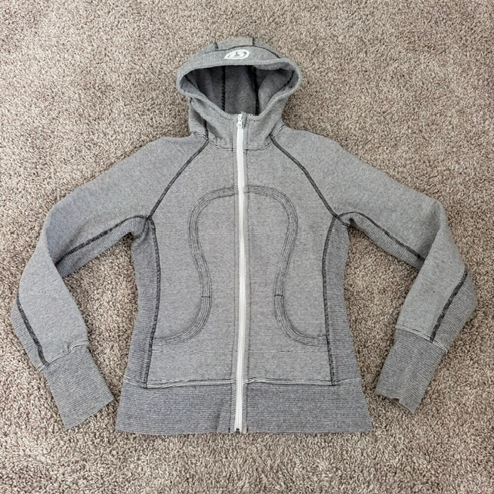 Lululemon Scuba Stripe Hoodie Limited Edition You Are Beautiful Women's 6